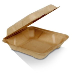 "Bamboo" Enviro Takeaway Clamshell - 8"